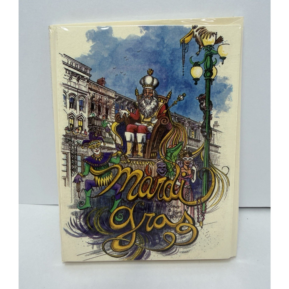 Mardi Gras Party Invitations - 3 Packs of 6 Party Invitations New in Pack